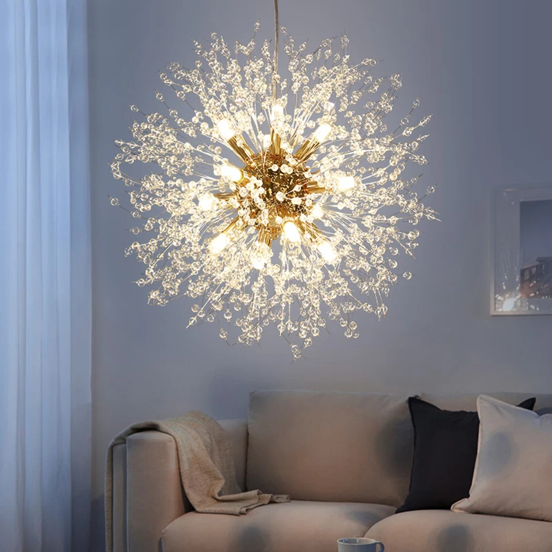 Круглая шаровая люстра свадебная лампа для прихожей кухонного островка