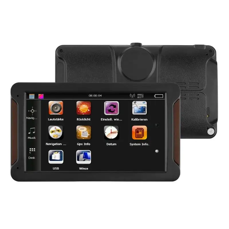 VODOOL 7 дюймов gps-навигатор для машины навигация емкостный экран FM 8 Гб автомобиль грузовик gps автомобильный навигатор Европа Sat nav карта жизни