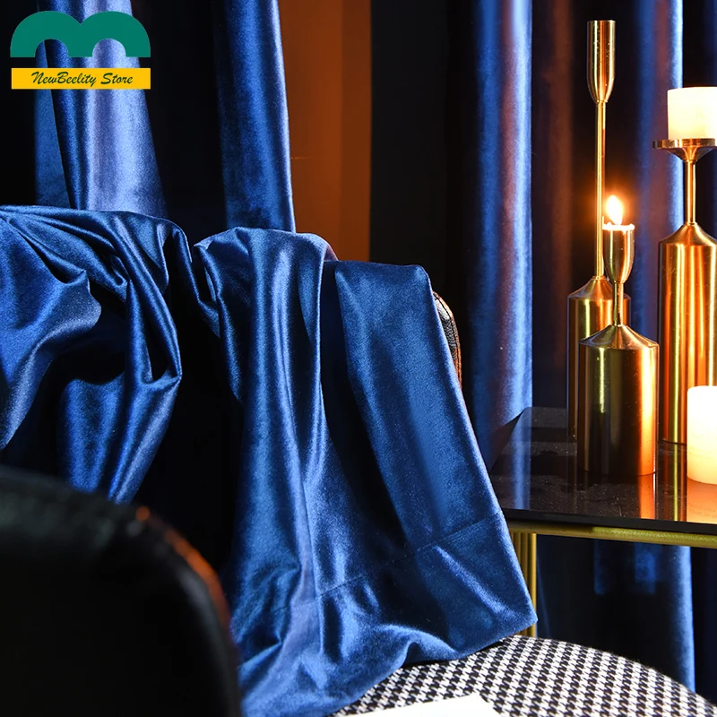 Высококачественные бархатные шторы в американском и Европейском стиле