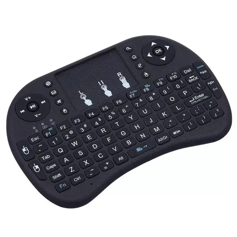 2,4 ГГц Беспроводная i8 Клавиатура 78 каналов Fly Air mouse тачпад для Android