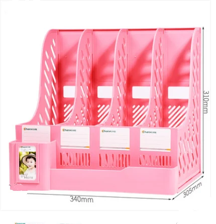 Многоуровневая стойка для файлов утолщенный пластиковый настольный органайзер