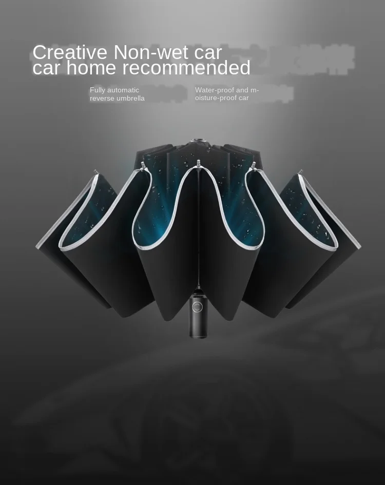 Зонт с фонариком автоматический складной зонт от шторма одной кнопкой|Зонтики| |