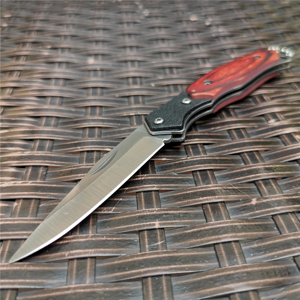 7CR13MOV лезвие мини карманный складной охотничий нож тактические ножи с деревянной