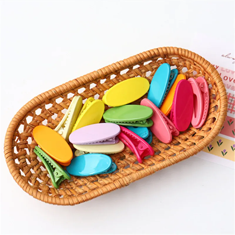

10 Pcs/Set Oval Hairpin Japanese Cute Candy Color Pair Clip Broken Hair Accessories For Girls