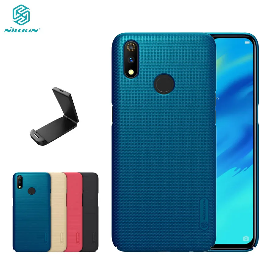Для OPPO Realme 3 Pro 5 Pro чехол Nillkin супер матовый защитный Жесткий PC задняя крышка Черный Защитный чехол для OPPO Realme3 Pro