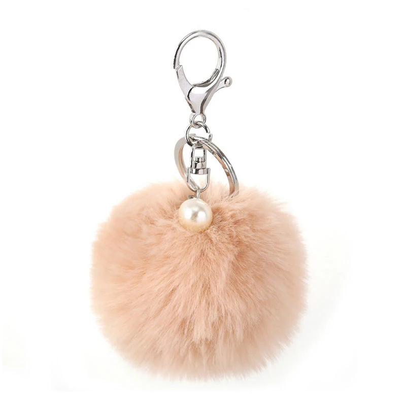 Новинка брелок для ключей с заячьими ушками из искусственной кожи 34