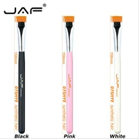 jaf 1 pcs eye makeup brush flat eyeliner eyebrow blending beauty make up brush soft nylon hair 3 colors for choose t0406