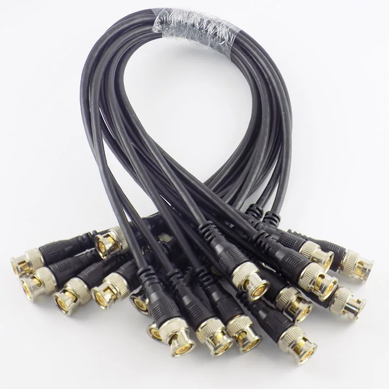 0.5M/1M/2M/3M BNC Male to Cable RG58 Cord For Adapter Home Extension Connector wire for CCTV Camera | Безопасность и защита