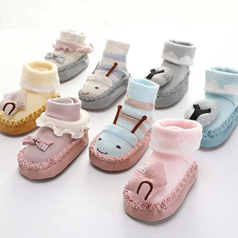 2019 Newest Infant First Walkers Leather Shoes Cotton Newborn Toddler Soft Sole Autumn Winter Babies for Baby Girl. |