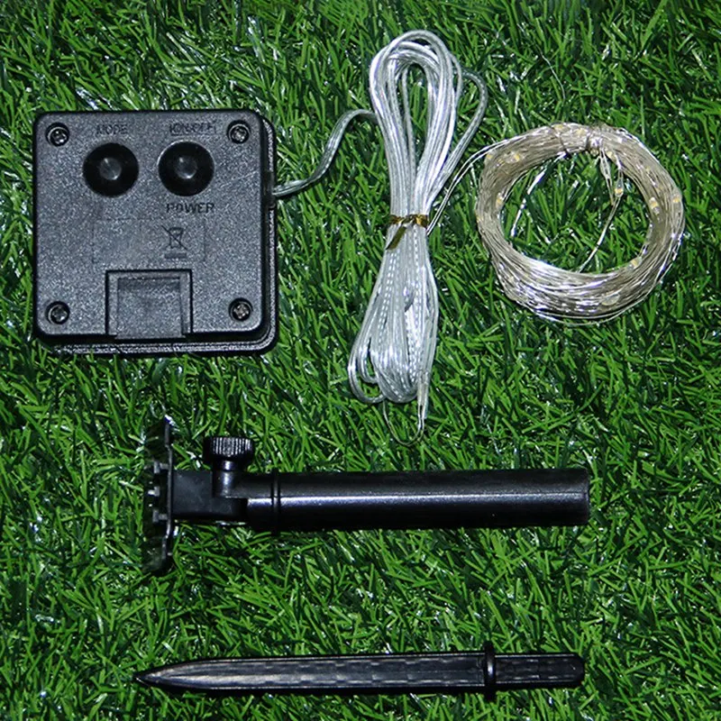 

Solar Powered String Lights, 5 Metre 50 LED Copper Wire Lights, Indoor Outdoor Waterproof Solar Decoration Lights