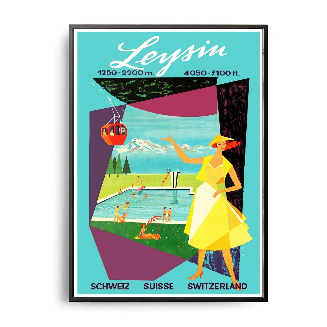 

Постер перепечатан на винтажном путешествии в лейсине, Ретро Художественный постер, домашний декор, настенная живопись