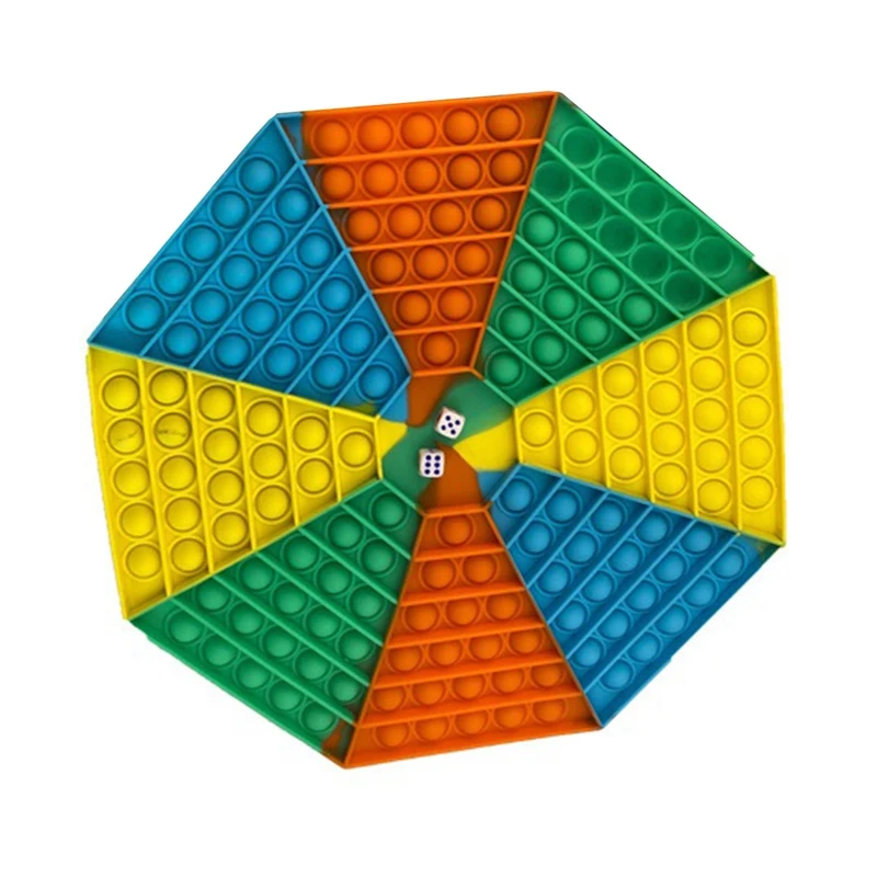 

Large 35CM Octagonal Chessboard push Bubble Sensory Toy Autism Needs Tress Reliever Children Adult Desktop Game