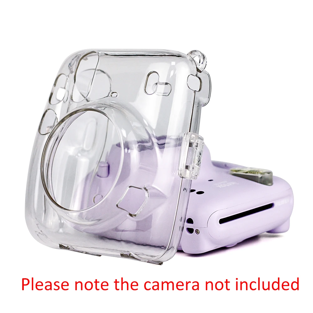 Прозрачный чехол для Fujifilm Instax Mini 11 Instant Camera сумка кристально жесткий с плечевым