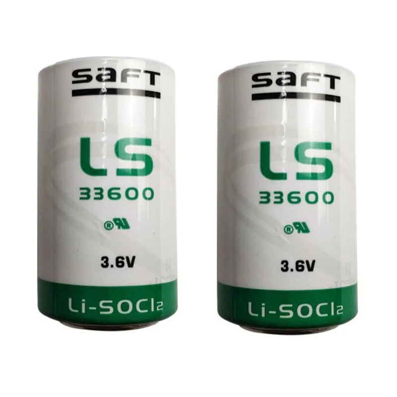 2 шт Оригинальный SAFT LS33600 LS 33600 3 6 V 1700mAh D Тип неперезаряжаемый литиевый аккумулятор
