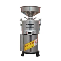 220v 1100w commercial sesame paste machine small household peanut butter machine making juice stone grinder