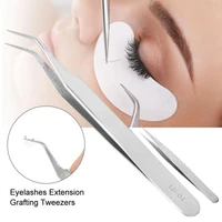 eyelashes extension grafting stainless steel tweezers nippers false eyelash picking tool