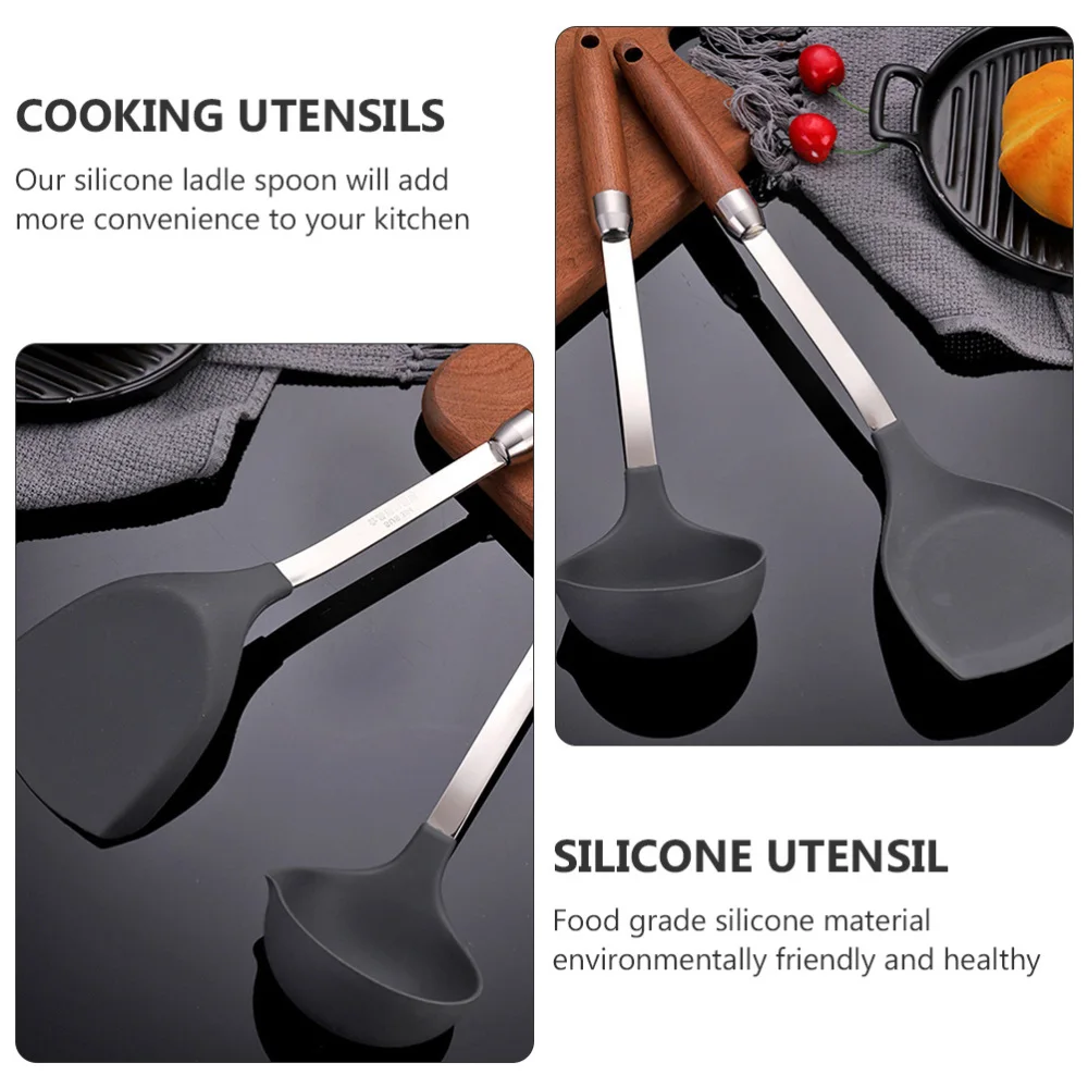 

1pc Soup Spoon Cooking Spoon Non Stick Spoon for Home Kitchen Restaurant