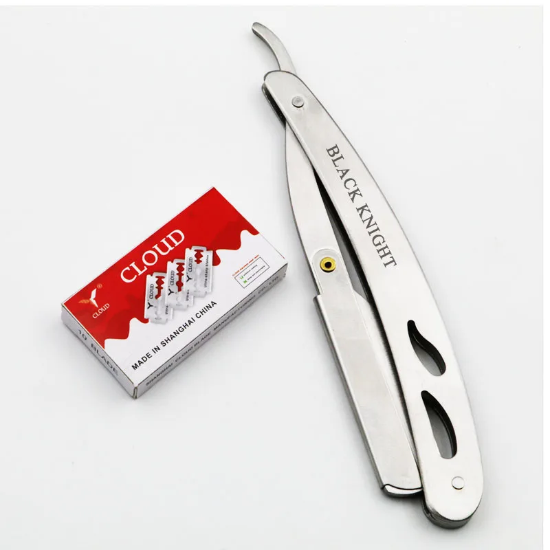 Облако 1 комплект Для мужчин прямые Barber край Бритвы складной бритья Ножи эпиляция