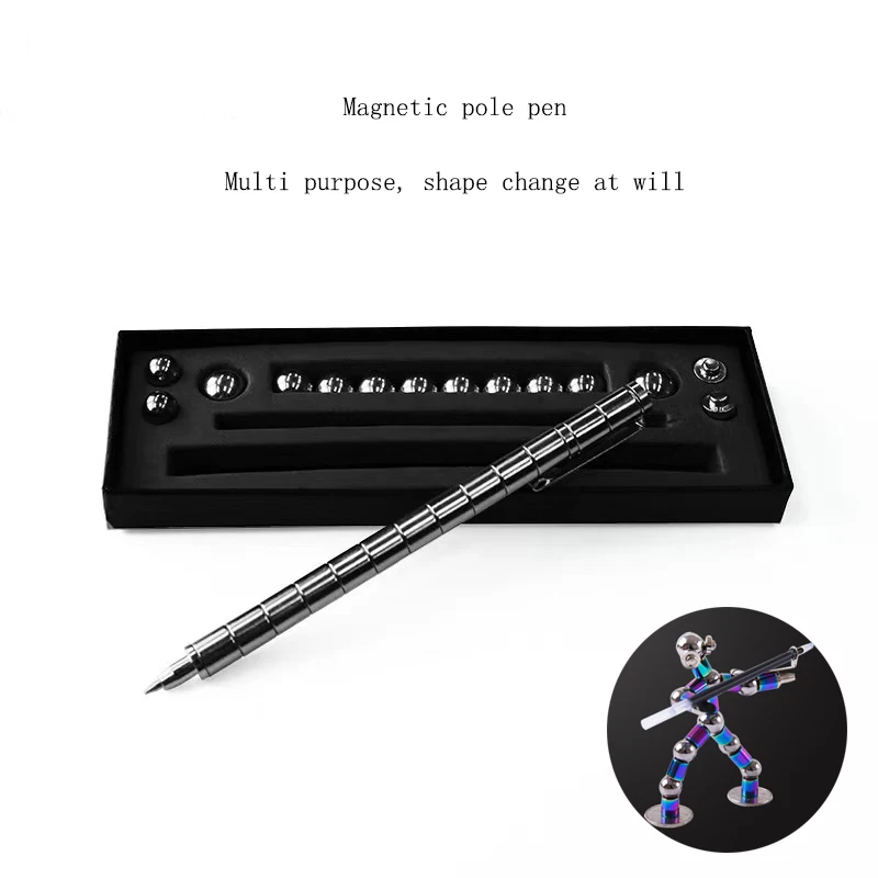 Магнитная ручка магнитная полярная металлический магнит модульная игрушка с