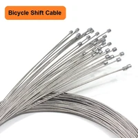 5pcs stainless steel core wire bicycle mtb road bike shifter brake front rear derailleur brake cable silver bicycle accessories