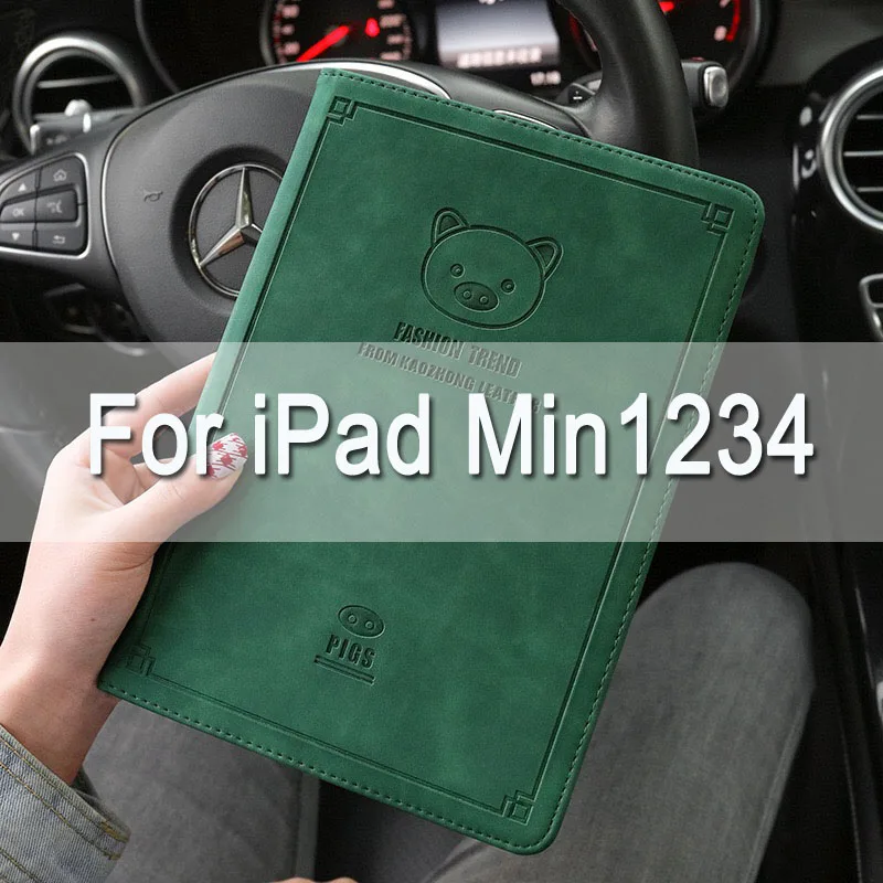 For iPad mini1 2 3 4 Магнитная откидная крышка для iPad Air Air2 Mini 1 2 3 4 чехол для планшета для нового iPad 9,7 a1893 Ретро чехол для iPad 2/3/4 - Цвет: For iPad mini1 2 3 4