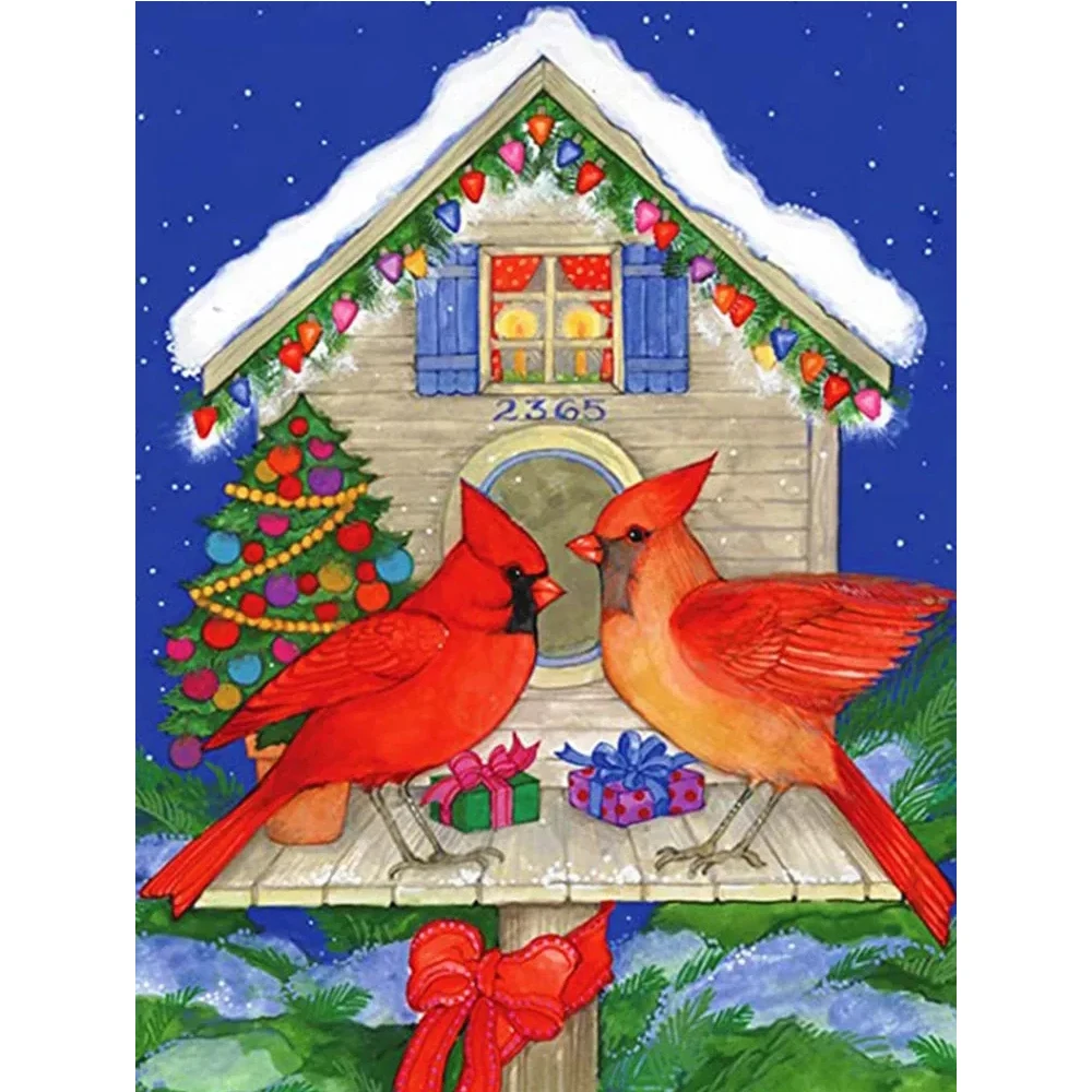 

Набор для рисования птиц и взрослых животных, квадратные алмазы/круглые алмазы «сделай сам», украшение для дома на Рождество, Алмазный рису...