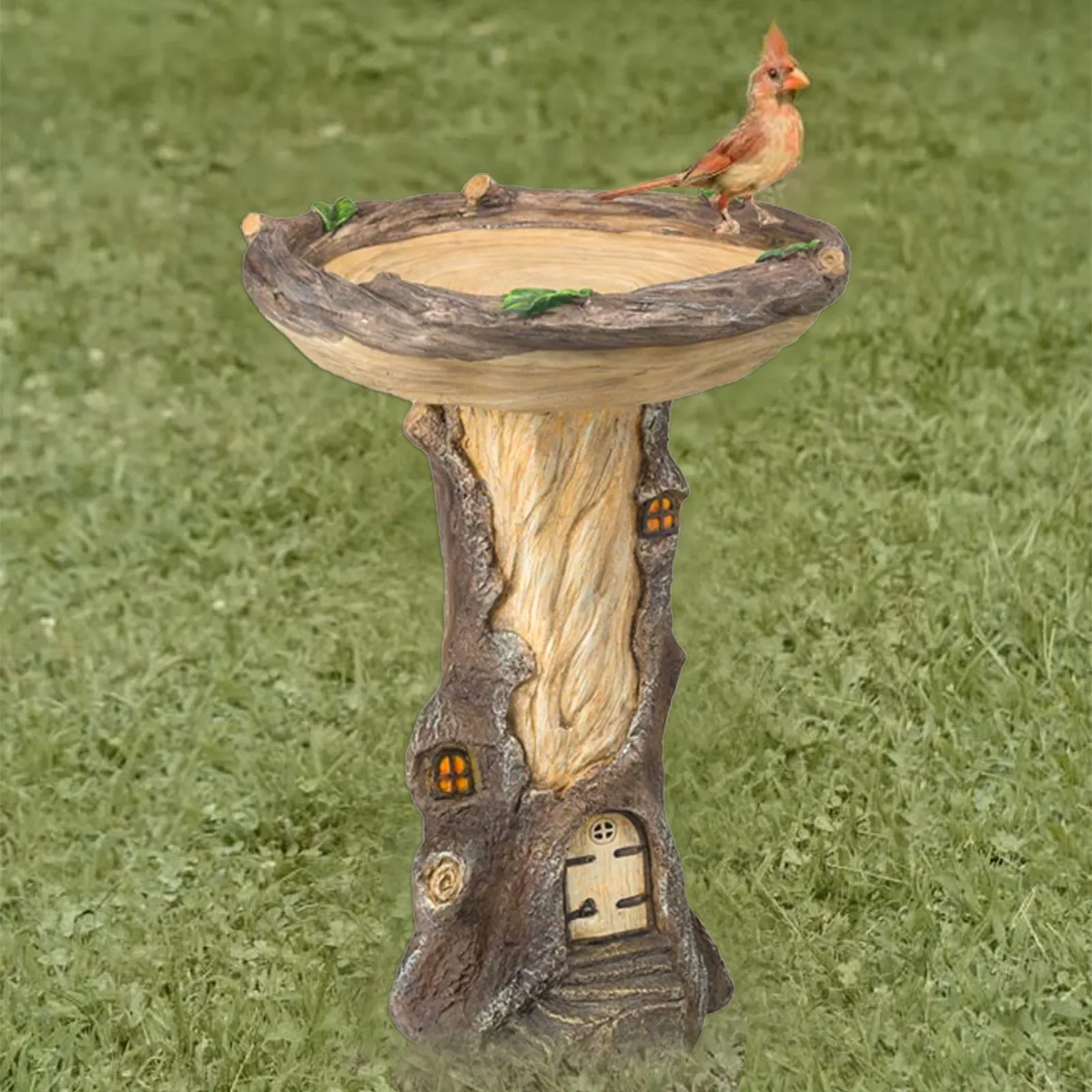 Декоративная подставка для ванной с изображением двора | Дом и сад