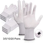 Виниловые перчатки EHDIS 3520 пар для автомобиля, Антистатическая оконная пленка, рабочие перчатки, наклейка из углеродного волокна, инструменты для установки