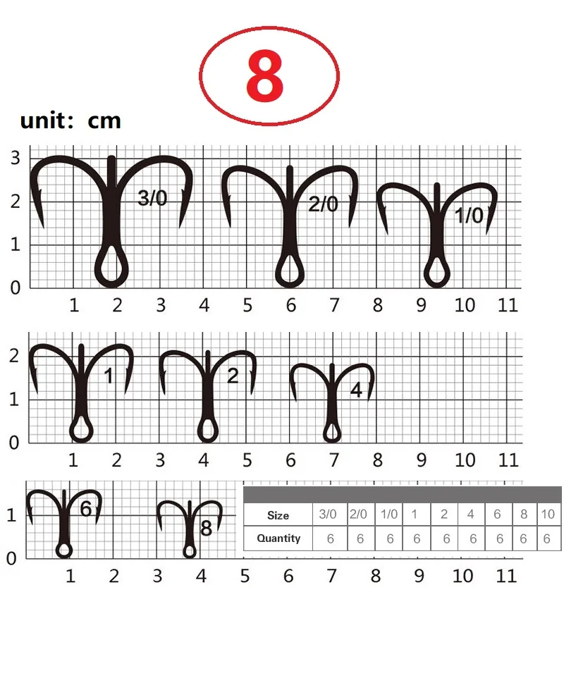 8 Mustad Рыбалка Крючки TG76NP-BN тройной крючок из высокоуглеродистой стали колючая Jawlock 3X сильная приманка океан рыбалка якорь снасти Pesca - Цвет: 8