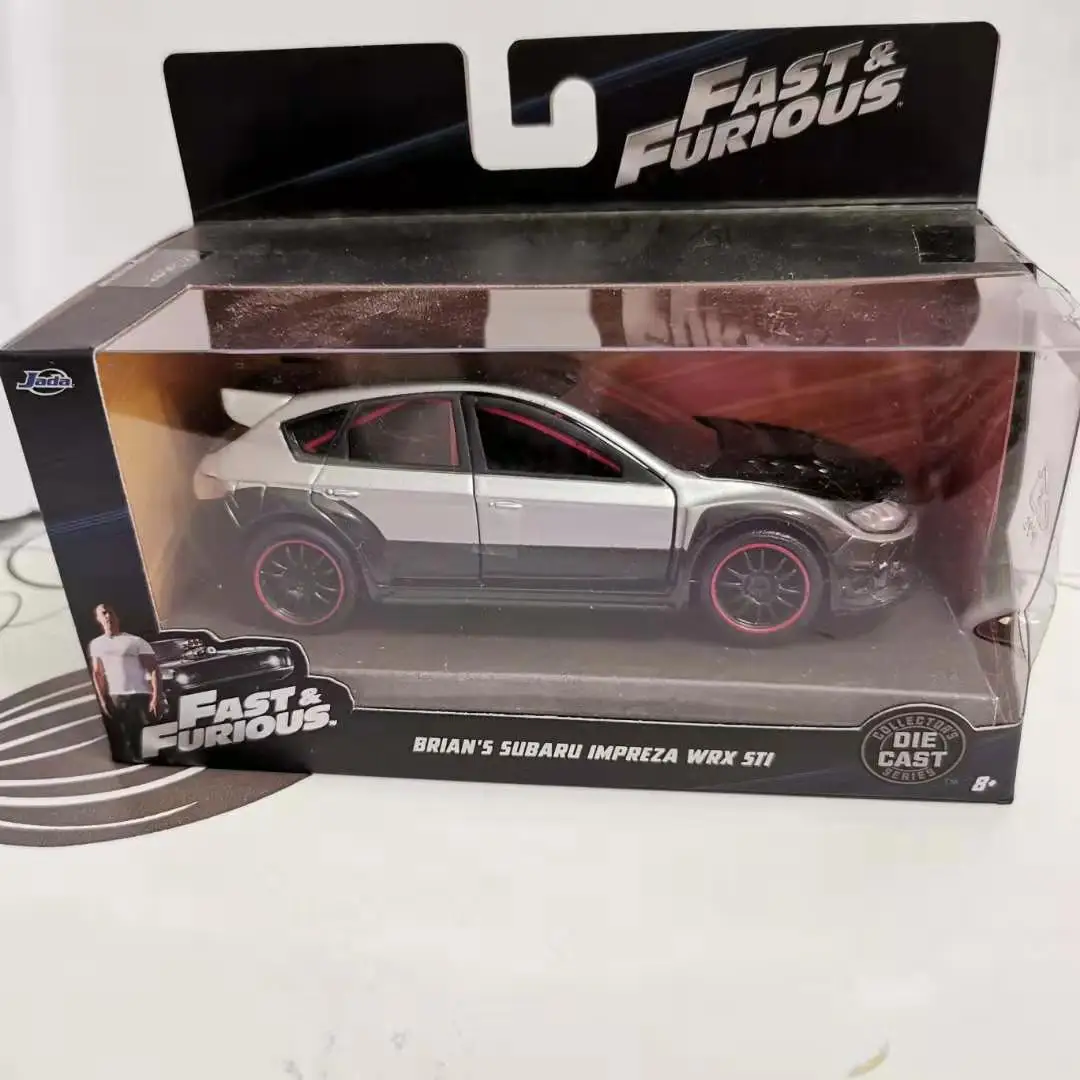 Subaru 1:32 Jada Классическая Металлическая Форсаж 8 Гоночная машина литая под давлением игрушка модель CarsToy для детей Коллекция подарков - Цвет: Subaru