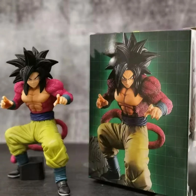 1 шт. Новинка 15 см Драконий жемчуг Z GT Goku фигурка Стиль Супер Saiyan 4 Сон Гоку ПВХ