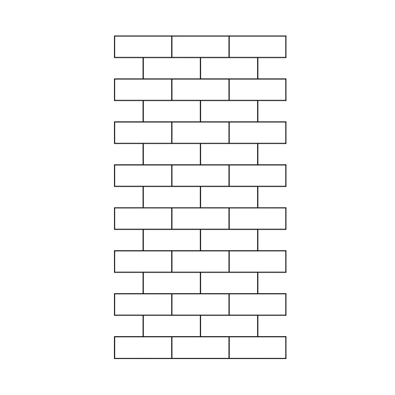 

Northern European Ins Black and White Lattices Wallpaper Brick Brick Pattern White Brick Imitation Brick Milk Tea Shop Brick