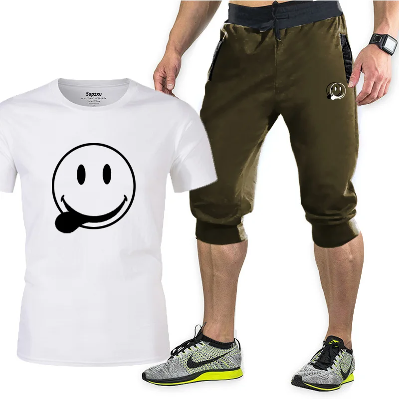 

2021 Selling Men's Sweatshirt + Pants 2 Piece Set Casual Sportswear Basketball Wear Spring and Summer New Sportswear Brand Suit