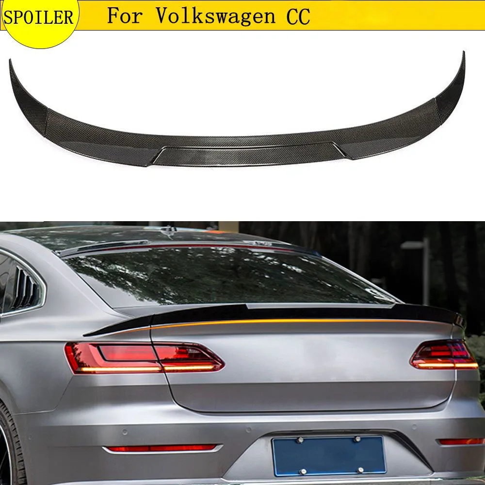 Спойлер для багажника Volkswagen VW Passat CC 2019 2020 Углеволокно высокое качество авто