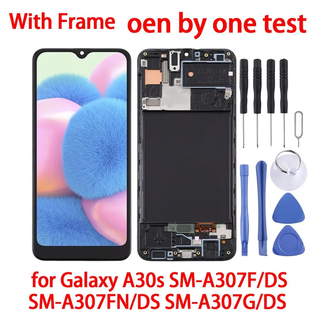 6 4 ″ для Samsung Galaxy A30s ЖК экран + полный комплект аналого цифрового преобразователя