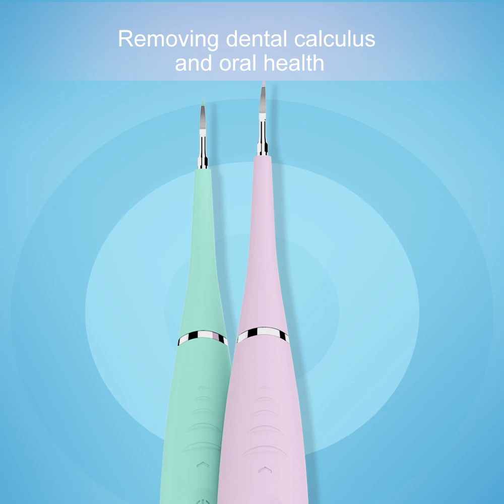Professional 5 Modes Electric Dental Scaler Sonic Silicone Tooth Cleaner Rechargeable USB Calculus Remover Stains Tartar | Бытовая