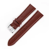 matte black bamboo watchbands needle lines brown strap 20 mm