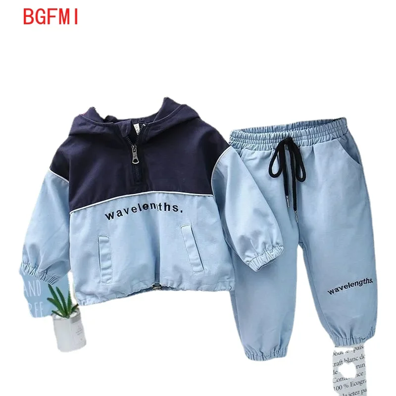 

Fashion Baby Boy Girl Clothes Set Windproof Hoodie+Pant 2 PCS teenager Kids Sport Clothing Sets Long Sleeve Spring Fall Summer