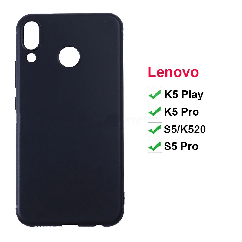 Мягкий чехол для Lenovo S5 Pro K520 K5 Play телефона силиконовый k5Play чехлы Coque|Бамперы| |