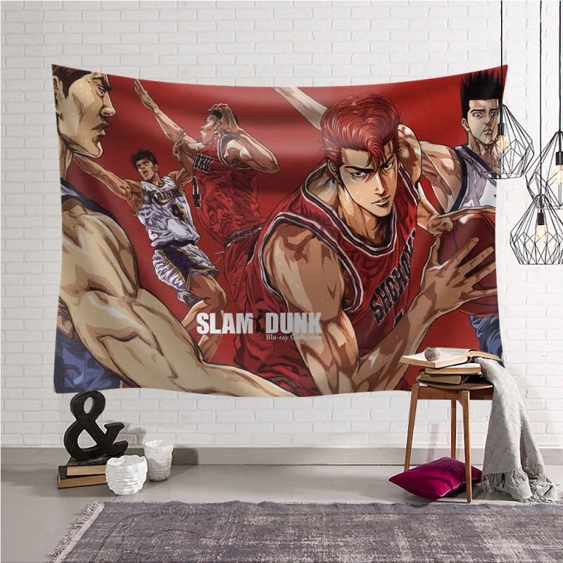 Slam dunk Tapestry настенное пляжное полотенце ткань из полиэстера заготовка 200x150 см