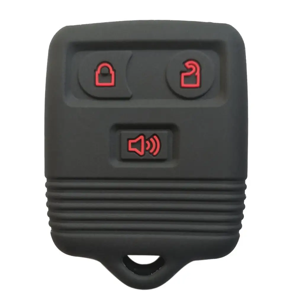 3 кнопки брелока для ключей чехол кожи дистанционный без ключа Ford F150 F250 F350 Ranger