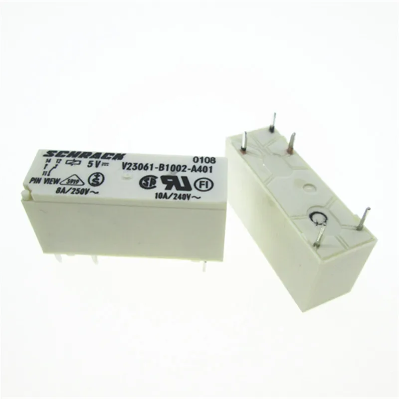 Горячая новинка 5V Реле V23061 B1002 A401 5VDC DC5V 8A 250VAC DIP5|Реле| |