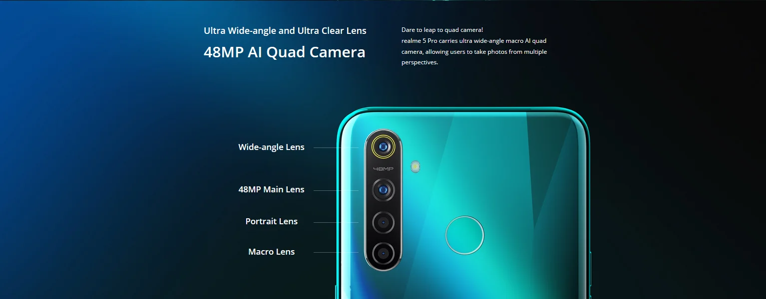 Мобильный телефон Oppo Realme Q Snapdragon 712 AIE 4305 мАч 6," полный экран Android 9,0 8 Гб ram 128B rom МП отпечаток пальца