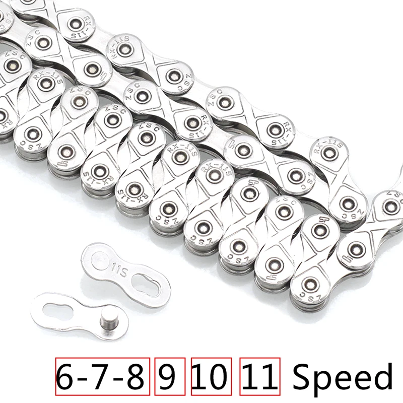 Велосипедная цепь Shimano/SRAM 6 7 8 9 скоростей для MTB/Road недорогие велосипедные