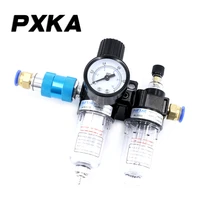 free shipping air compressor oil water separator air pump air filter pneumatic two piece afr2000 pressure reducing valve