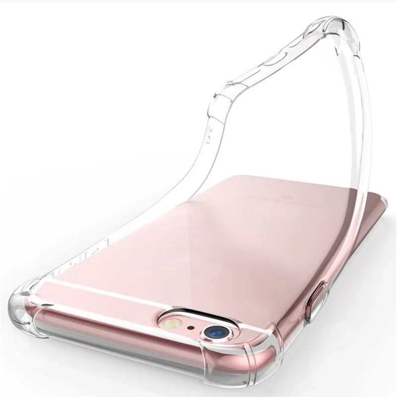Прозрачный мягкий чехол из ТПУ для Iphone 6 s S чехлы Apple Plus Обложка|Бамперы| |