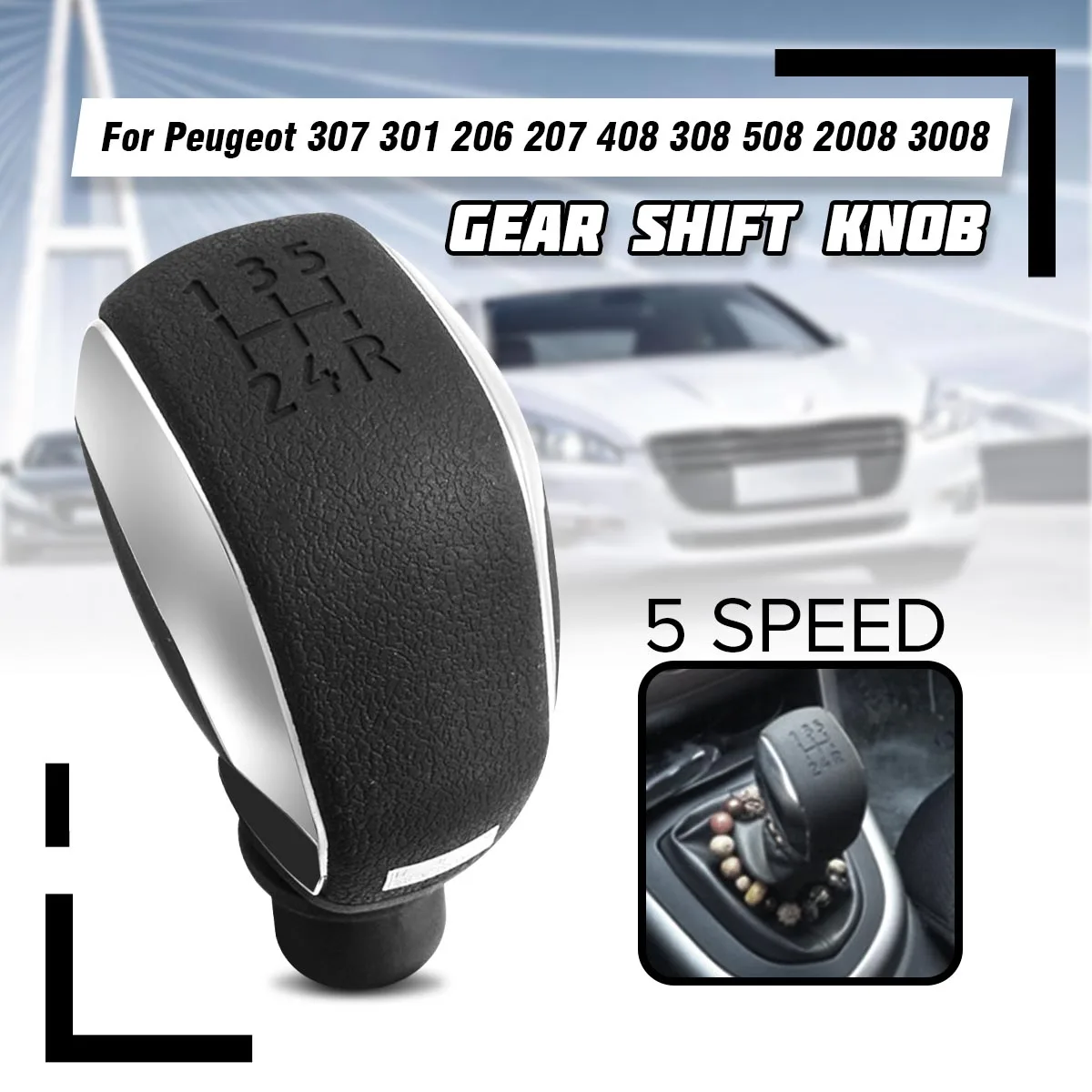 Ручка переключения передач для Peugeot 307 301 206 207 408 308 508 2008 3008 C4L C2|Ручка передач| |