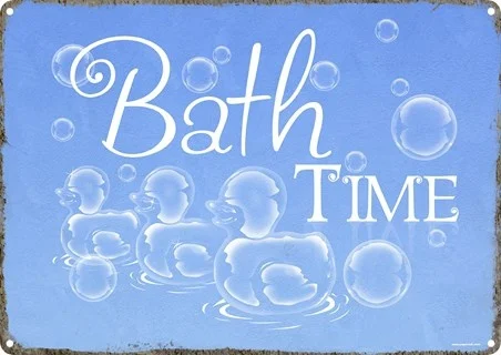 

Bubble Ducks A Bathroom Delight Tin Sign