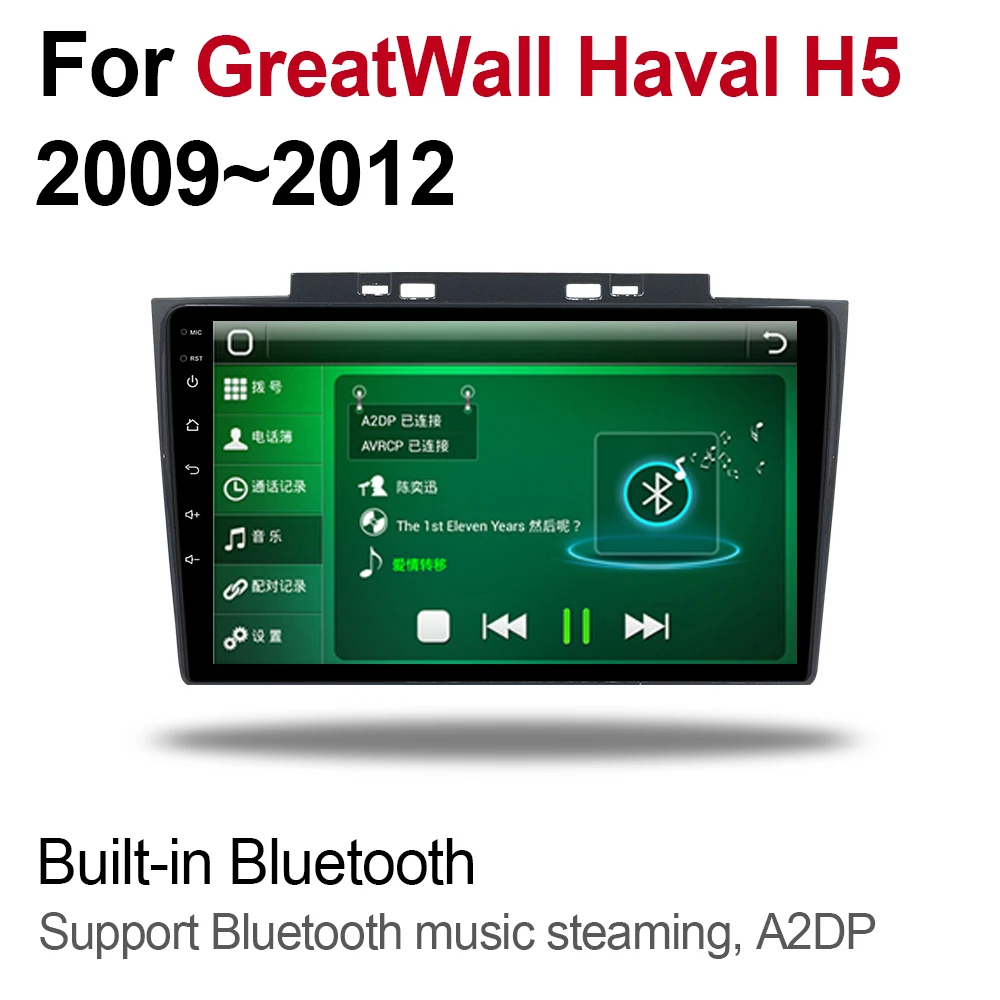Для Great Wall Haval H5 X200 X240 Hover 2009 2010 2011 2012 автомобильное Android радио GPS карта
