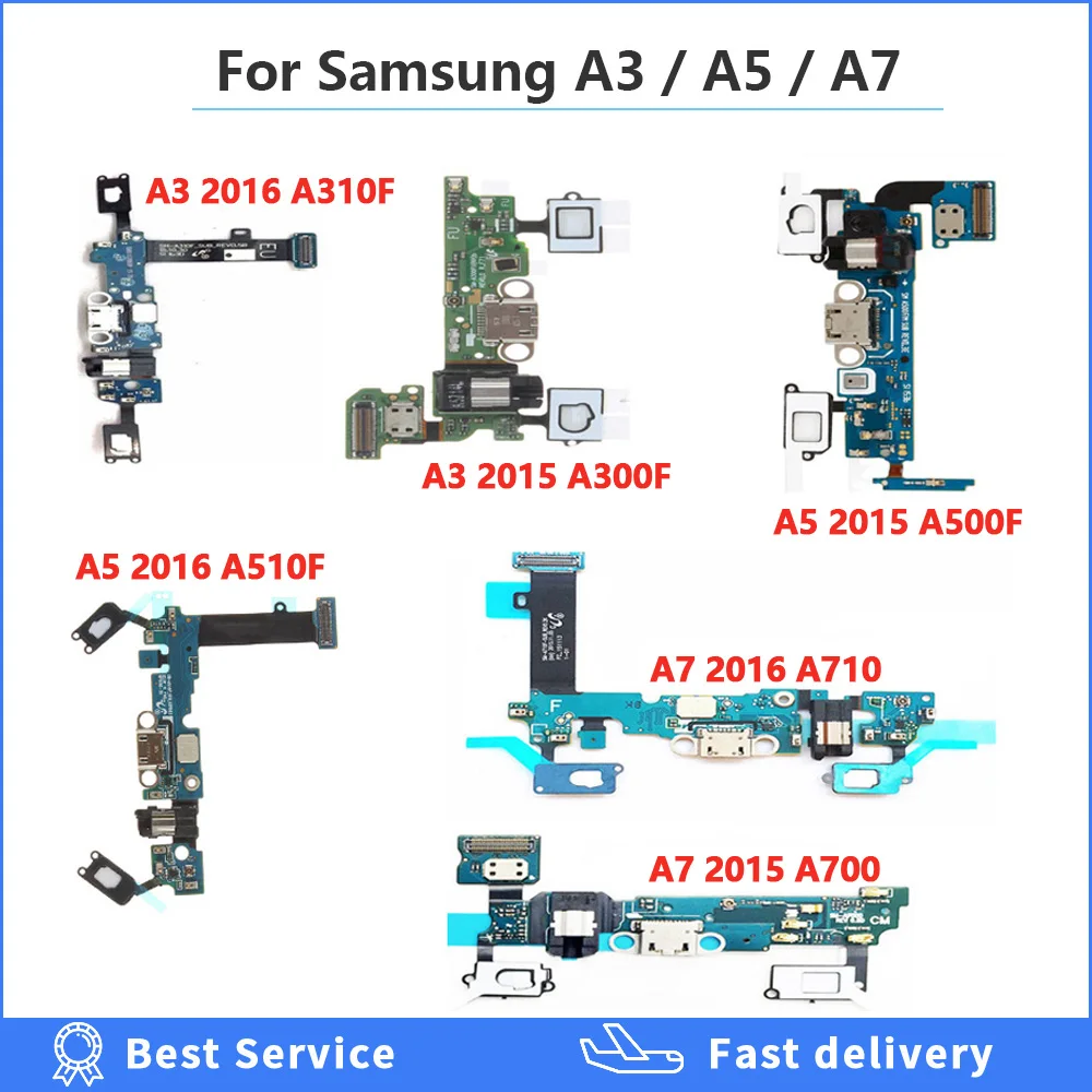 

Charge Port Dock Connector Flex Cable For Samsung Galaxy A3 / A7 / A5 2016/2015 SM-A510F A510/ A500 F USB Charging Dock Cable